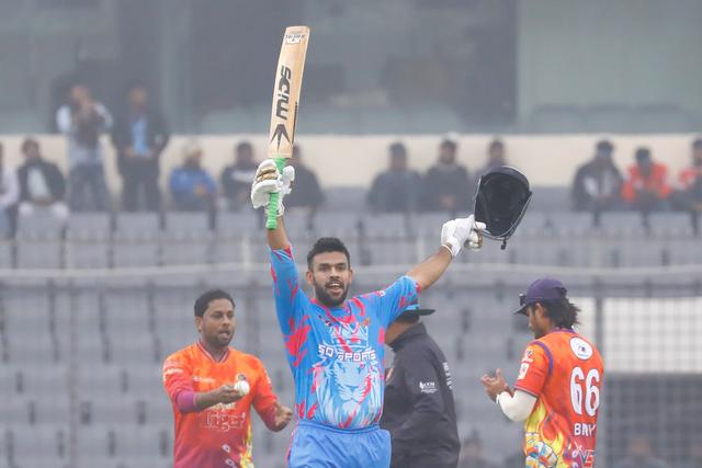 Usman Khan's blitzkrieg hundred thrashes Durbar Rajshahi by 105 runs