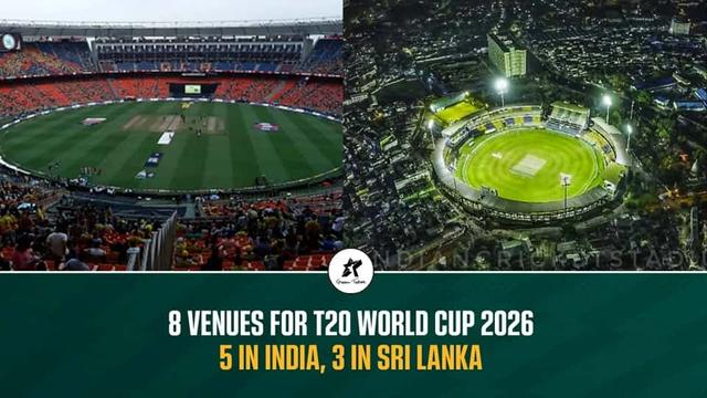 ICC Shortlists eight Venues for T20 World Cup 2026. Reports