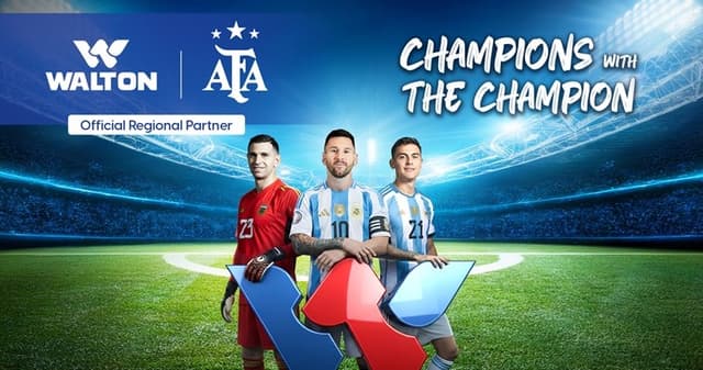 Walton becomes official regional sponsor of Argentina national football team