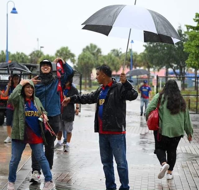 Nepal Vs Sri Lanka match washed out, both teams share one point each 