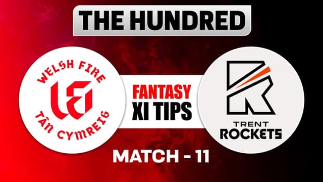 Welsh Fire vs Trent Rockets The Hundred 2026 Match 11, Dream 11 Prediction, Fantasy Cricket