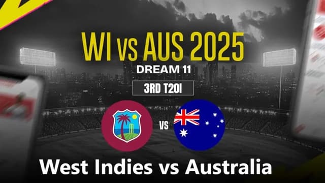 West Indies vs Australia 3rd T20I Match, Dream 11 Prediction, Fantasy Cricket