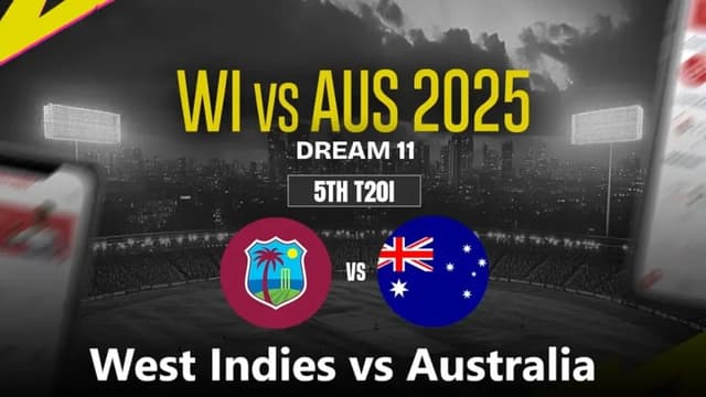 West Indies vs Australia 5th T20I Match, Dream 11 Prediction, Fantasy Cricket
