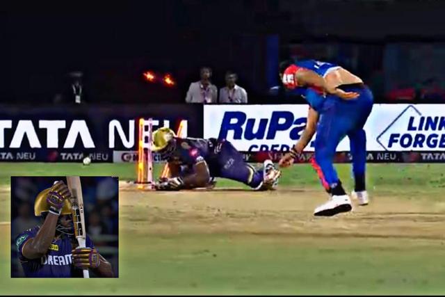 "IPL 2024: WATCH : Andre Russell Applauds Ishant Sharma's Impressive Toe-Crushing Yorker"