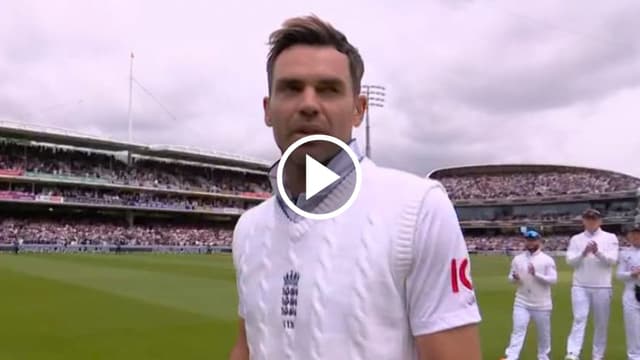 Watch : James Anderson’s Tearful Goodbye Following Retirement Test Win at Lord’s