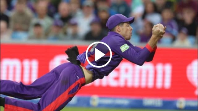 [WATCH] Mitchell Santner's Stunning Catch Highlights London Spirit vs Northern Superchargers Clash