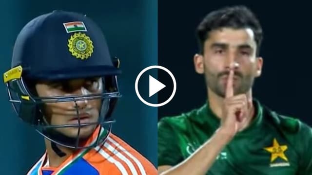 [WATCH] Abhishek Sharma and Sufiyan Muqeem in Heated Exchange During INDAvsPAKA Clash at Emerging Teams Asia Cup 2024