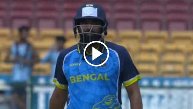 [WATCH]: Mohammed Shami Steals the Show with the Bat in SMAT 2024-25
