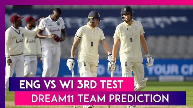 WI vs ENG 3rd Test: Dream 11 Prediction, Fantasy Cricket News, Head to Head and Pitch & Weather Report