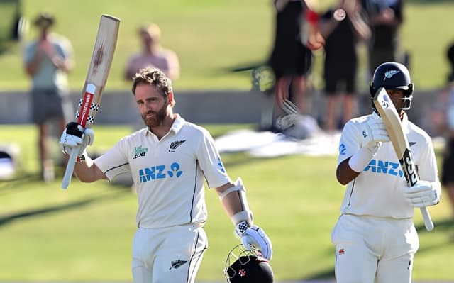 Williamson, Ravindra's century give New Zealand edge on first day 