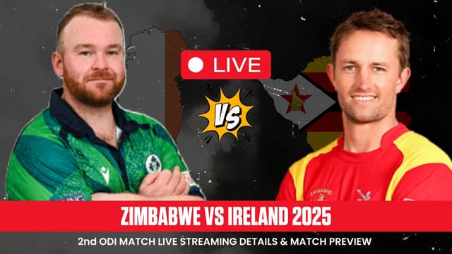 ZIM vs IRE 2nd ODI 2025: Live Streaming, Match Preview, Pitch Report, and Where to Watch