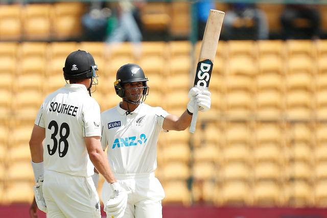 Rachin Ravindra becomes the first New Zealand batter since 2012 to score a Test century in India