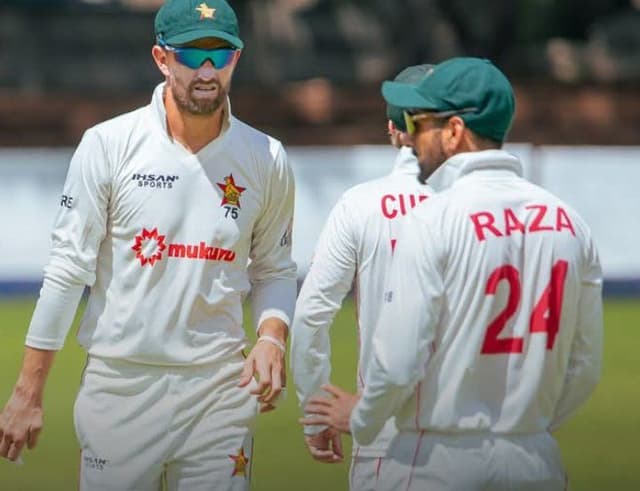 Newman Nyamhuri and Sikandar Raza shine as Zimbabwe dominate opening day of second Test