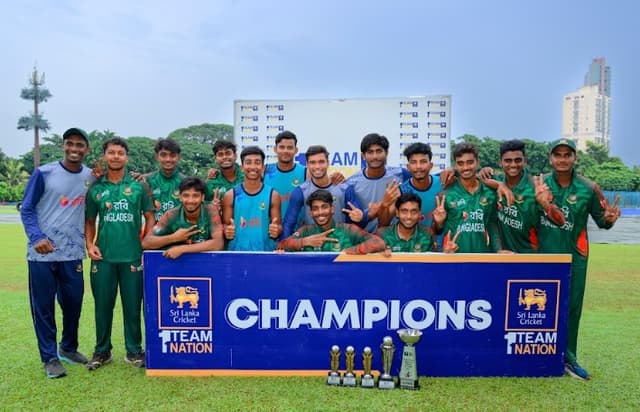 Bangladesh U19 ODI series win vs Sri Lanka in pictures