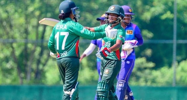 Bangladesh U19 women secure 4-wicket win against Sri Lanka U19 in third T20