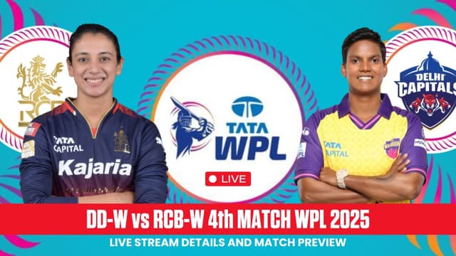 DC vs RCB 4th Match WPL 2025: Live Streaming, Where to Watch, and Match Preview