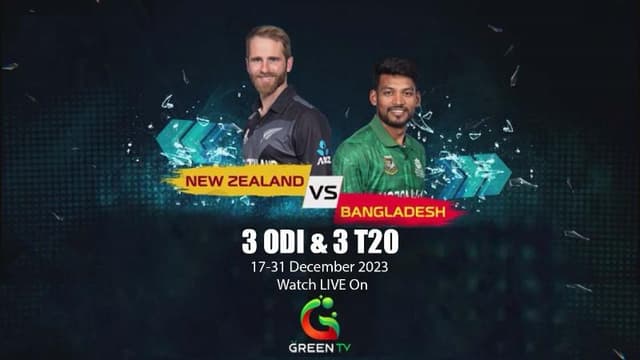 Green TV is all set to broadcast live Bangladesh - New Zealand series