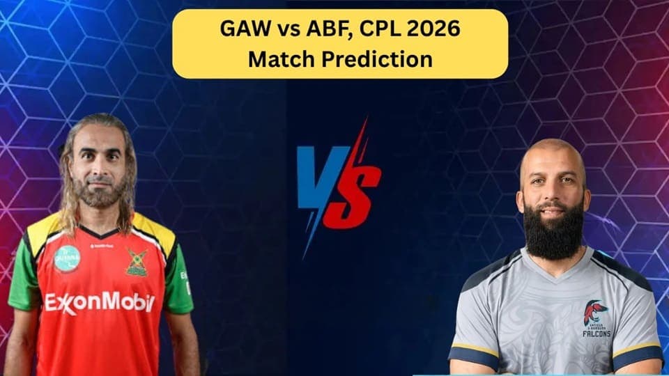 Guyana Amazon Warriors vs Antigua and Barbuda Falcons CPL 2026 Qualifier 1, Dream 11 Prediction Fantasy Cricket