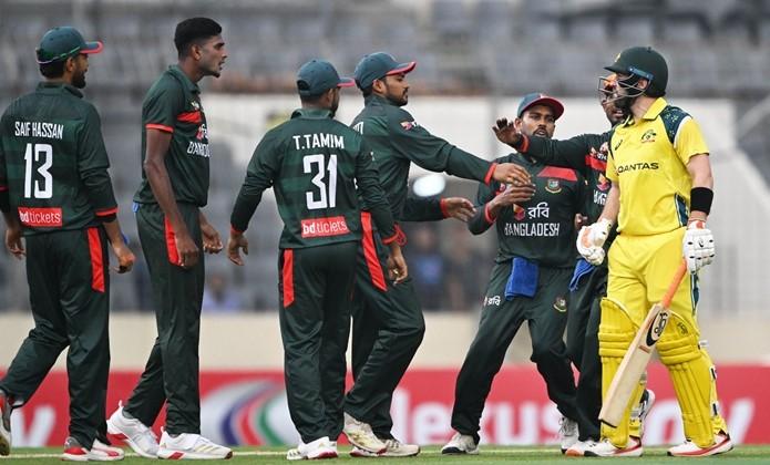 Nahid Rana reprimanded by ICC after heated celebration following Inglis dismissal