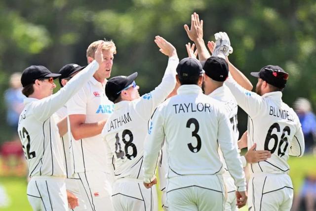 Liton tons up, NZ win in Taylor's farewell Test
