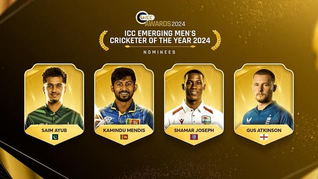 Saim Ayub Shortlisted for ICC Men's Emerging Cricketer of the Year