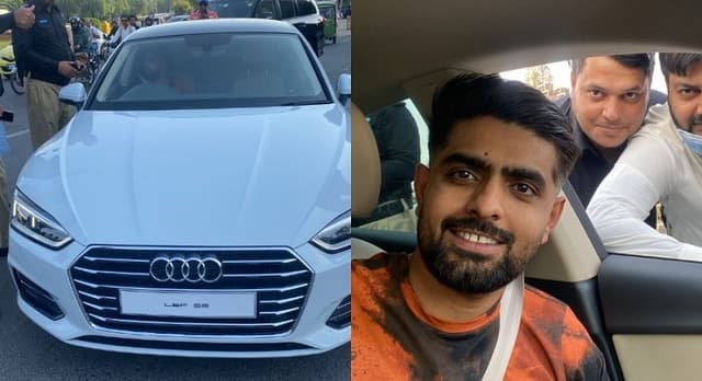 Babar Azam stopped by Excise officers in Lahore, ask to Change your number plate