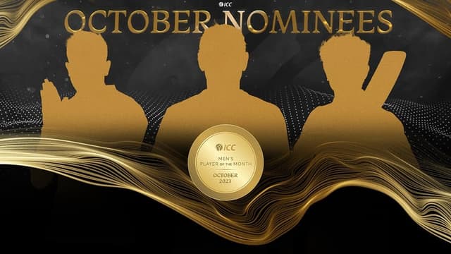 ICC announce Men's Player of the Month nominees for October