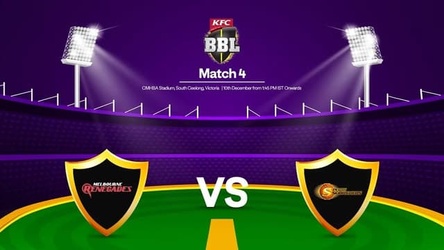 Melbourne Renegades vs Perth Scorchers BBL 13 Match 4, Dream 11 Prediction, Fantasy Cricket