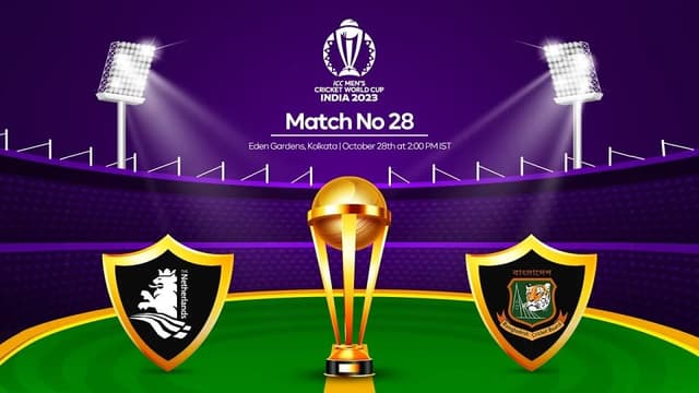 Netherlands vs Bangladesh Match 28, ICC World Cup 2023, Dream 11 Prediction, Fantasy Cricket