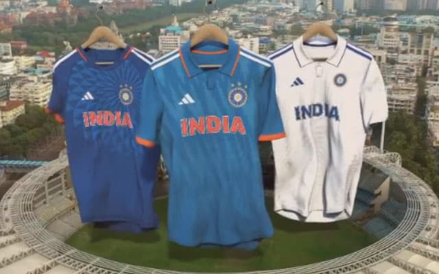 Adidas unveils team India’s new Jersey for all three formats