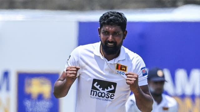 Prabath Jayasuriya becomes quickest spinner to take 50 Test wickets
