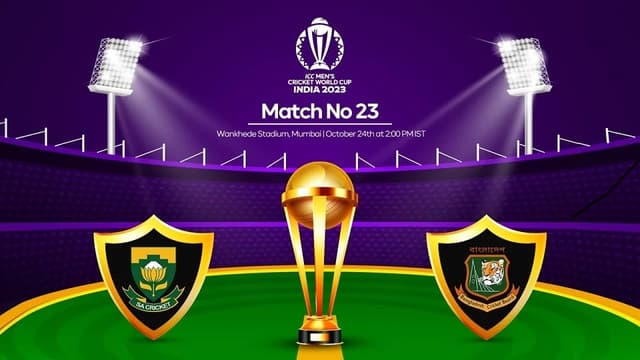 South Africa vs Bangladesh Match 23, ICC World Cup 2023, Dream 11 Prediction, Fantasy Cricket