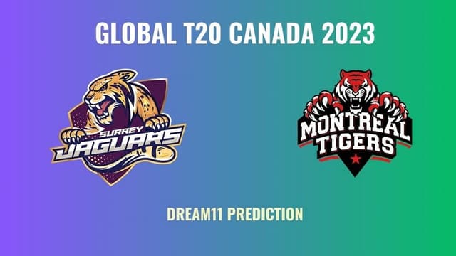 Surrey Jaguars vs Montreal Tigers Final Match, GT T20 Canada, Dream 11 Prediction, Fantasy Cricket