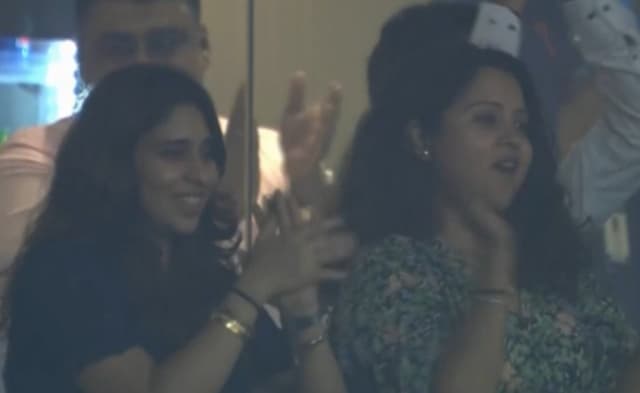 World Cup 2023: Rohit's wife cheers for Kohli as he equals Sachin's record for most ODI centuries