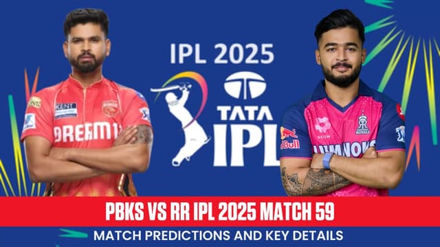 RR vs PBKS IPL 2025 Match 59 Prediction, Who Will Win Today’s Match?