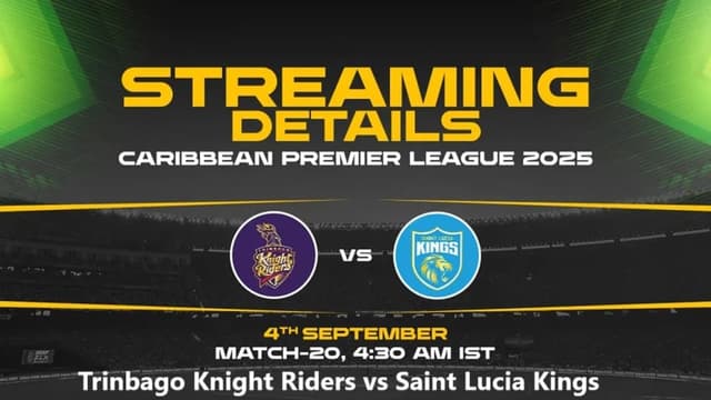 Trinbago Knight Riders vs Saint Lucia Kings CPL 2025 Match 20, Dream 11 Prediction, Fantasy Cricket