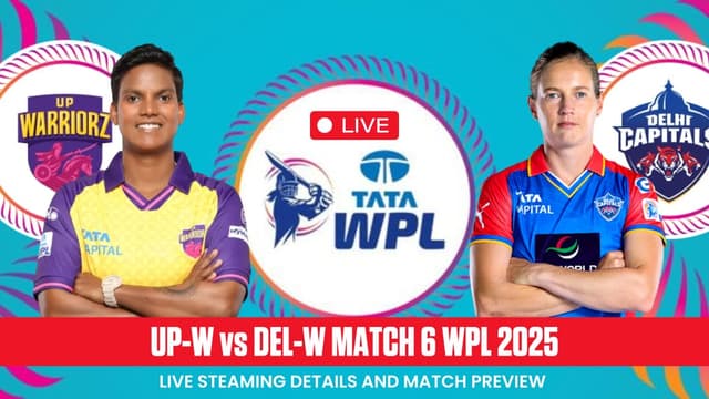 UP-W vs DEL-W Match 6 WPL 2025: Live Streaming, Where to Watch, and Match Preview