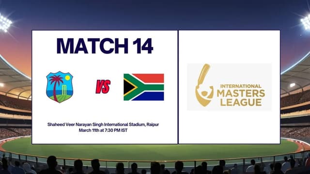 West Indies Masters vs South Africa Masters IMLT 2025 Match 14, Dream 11 Prediction, Fantasy Cricket