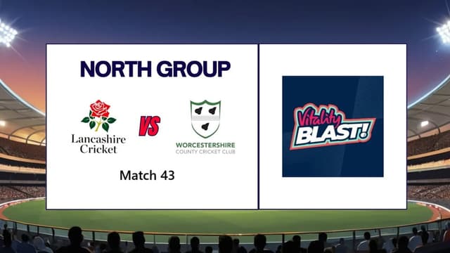Worcestershire vs Lancashire T20 BLAST 2025 Match 43, Dream 11 Prediction, Fantasy Cricket