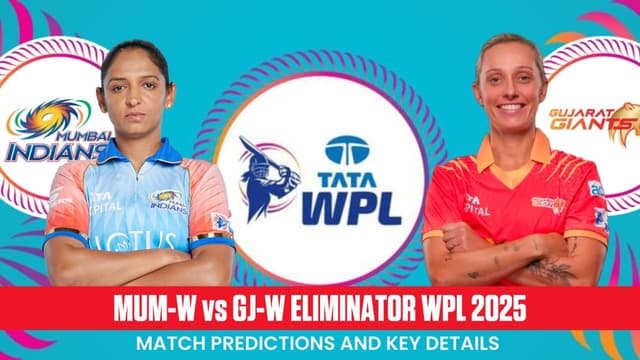 WPL 2025 Eliminator Prediction: Mumbai Indians Women vs Gujarat Giants Women – Who Will Win Today's MUM-W vs GJ-W Match?