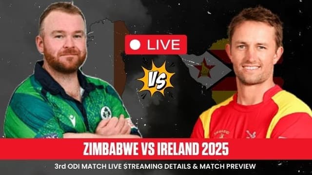 ZIM vs IRE 3rd ODI: Live Streaming, When, Where to Watch and Match Preview